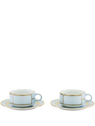 Ginori 1735 Diva tea cup (set of two) - unisex - Porcelain - OS - Blue