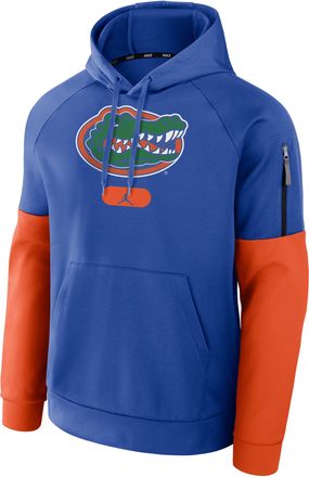 Nike Jordan Mens Florida Gators Fitness Mens Jordan Brand Therma College Pullover Hoodie in Blue | 0JV608DDUFN-6ZS