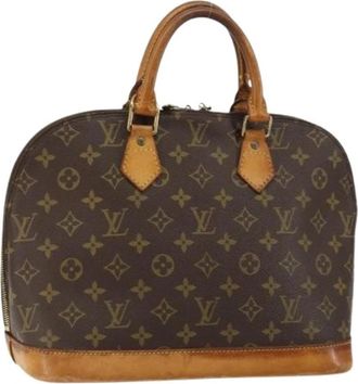 Louis Vuitton Pre-owned Canvas Handtas - Dames - Vintage Handtas - Bruin - ONE Size - Vintage