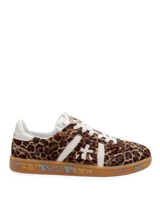 Premiata Bonnied leopard pony hair sneakers