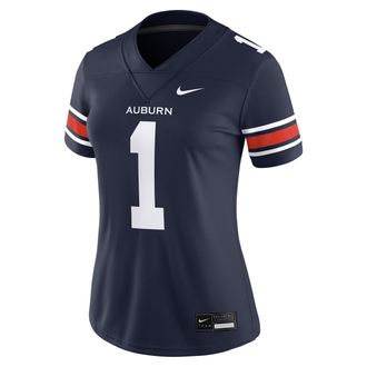 Nike Auburn Nike Womens Dri-FIT College Game Jersey in Blue | NCWF0EZYAUN-1RS