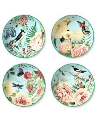 Certified International Flora Set of 4 Soup Bowls