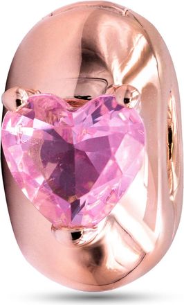 Pandora Colours Pink Heart Solitaire Clip