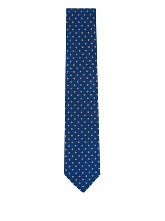 Eton Stropdas met patroon - Blauw