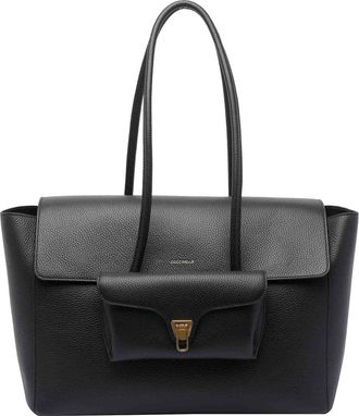 Coccinelle Black Double Beat Handbag