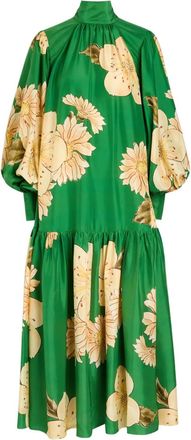 Alemais Abito da sera a fiori - Verde