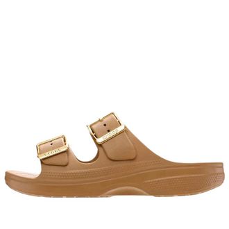 Crocs (WMNS) Crocs Metallic Buckle Saturday Sandal Sepia 213316-2EY