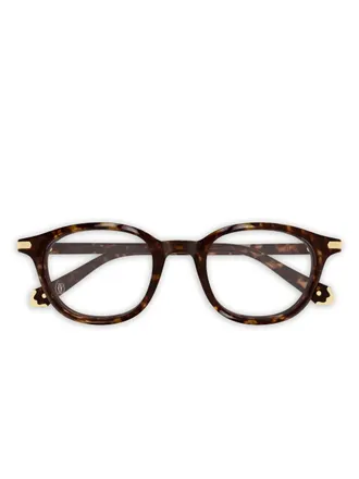 Cartier Occhiali tondi - Marrone