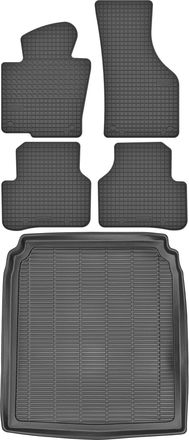 OEM Juego De Alfombrillas De Goma Para Coche Y Alfombrilla Para Maletero Para Volkswagen Passat B6 Sed&aacute;n (2005-2010)