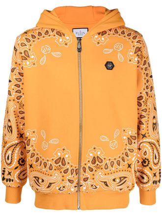 Philipp Plein Felpa con stampa - Arancione