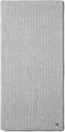 Calvin Klein Sciarpa a coste con logo - Grigio