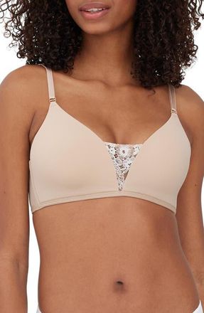 Skarlett Blue Entice Wireless Push-up Bra in Nylon/white at Nordstrom, Size 30A
