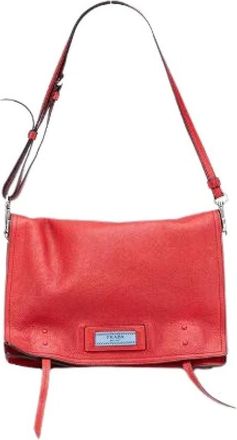 Prada Pre-owned Cross Body Bags, female, Red, Size: ONE SIZE Pre-owned Vintage Cross Body Bag