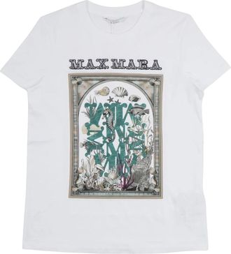 Max Mara Tops, Dames, Wit, S, T-shirts