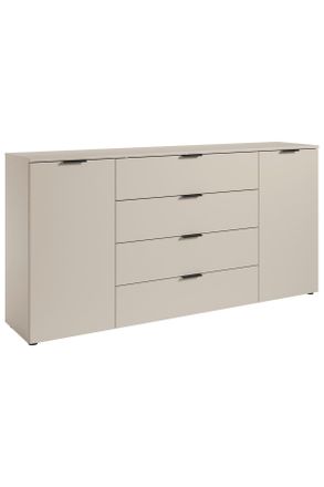 CARRYHOME Sideboard, Kaschmir, Kunststoff, 2 F&auml;cher, 4 Schubladen, 180x90x40 cm, Typenauswahl, Beim&ouml;bel erh&auml;ltlich, Kleinm&ouml;bel, Kommoden, Sideboards