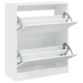 Berkfield Home Shoe Cabinet White 80x34x96.5 cm Engineered Wood