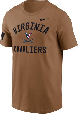 Nike Virginia Cavaliers Nike Mens Dri-FIT College T-Shirt in Brown | IW0667-270