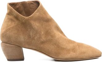 Officine Creative 60mm Beth suede boots - women - Calf Suede/Calf Leather/Calf Leather - 39 1/2 - Brown