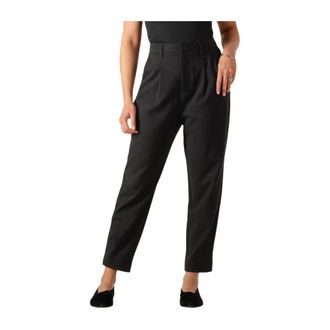 Copenhagen Muse Broeken, Dames, Zwart, L, Leer, Tailor Pants