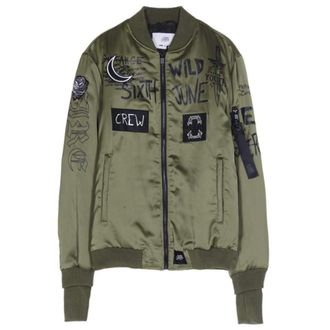 Sixth June Bomber Crew - Khaki - Green - Small
