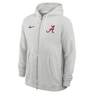 Nike Alabama Sideline Nike Mens Dri-FIT College Full-Zip Hoodie in Grey | 03AV0BBABN-WZZ