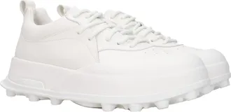 Jil Sander Mens White Leather Sneakers