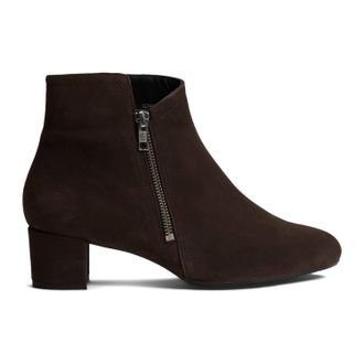 Eric Michael Womens Alexis Ankles Boots In Brown Suede
