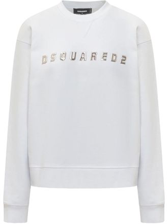 Dsquared2 Sweater met logopatch - Wit