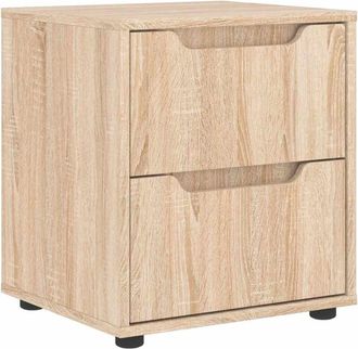 vidaXL Mesilla de noche visnes roble sonoma 45x40x50 cm Vidaxl