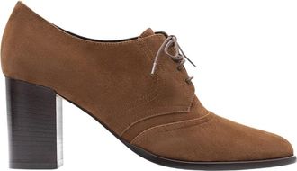 Parall&egrave;le Flint Derby - Dames - Laarzen met Hak - Bruin - 37 EU - Leer - Schoenen