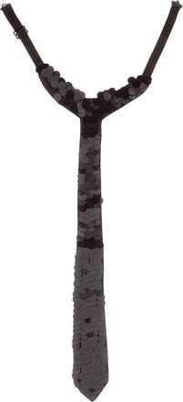 P.A.R.O.S.H. Stropdas - Dames - Stropdassen - Bruin - ONE Size - Pailletten - Accessoires