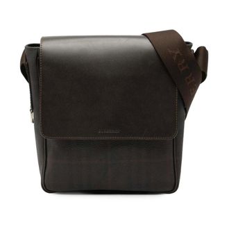 Burberry Pre-owned Cross Body Bags, female, Brown, Size: ONE SIZE Pre-owned Messenger Bag
