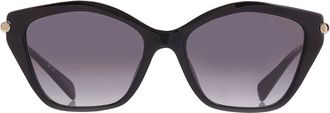 Michael Kors Catskills Dark Gray Gradient Butterfly Ladies Sunglasses MK2246U 30058G 54
