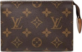 Louis Vuitton Pre-owned Toiletry Pouch 15 - Dames - Vintage Accessoires - Bruin - ONE Size - Vintage