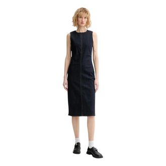 Levi's Dames, Jurken, Blauw, Maat: XS Denim