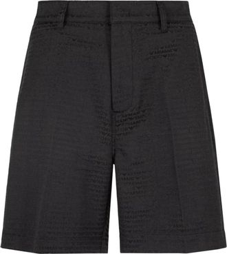 Emporio Armani Zwarte Sweat Shorts Af 13688U8168 - Heren - Korte Broeken - Zwart - S - Korte Broeken