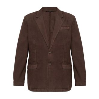 Diesel J-Creed-Aecb Wool Blazer - Jackets - Hombre - Marr&oacute;n - 2XL