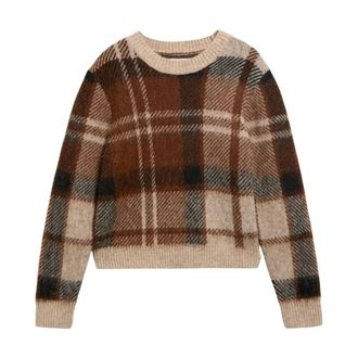 Barbour Glendyn Gebreide Trui - Dames - Ronde hals truien - Veelkleurig - XS - Truien & Vesten