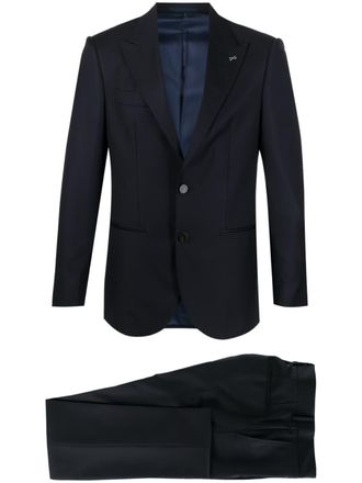 D4.0 Pak met enkele rij knopen - Blauw