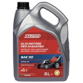 Strong Cosmetics Aceite Motor Sae-30 Strong 5litros Motores 4 Tiempos Cortac&eacute;sped Excelente Lubricaci&oacute;n