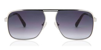 Guess GU6939 10B Mens Sunglasses Silver Size 58