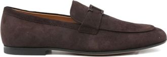 Tod's T Timeless Loafers - Heren - Loafers - Bruin - 40 EU - Leer - Schoenen