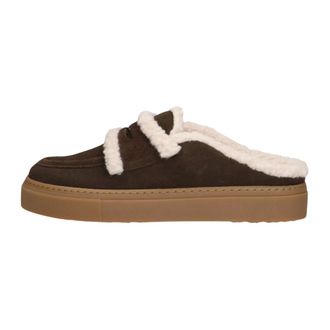 INUIKII Mule Wool - Dames - Schoenen - Bruin - Maat: 41 EU Wol