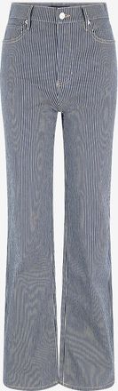 Veronica Beard Gestreifte ausgestellte Jeans Crosbie