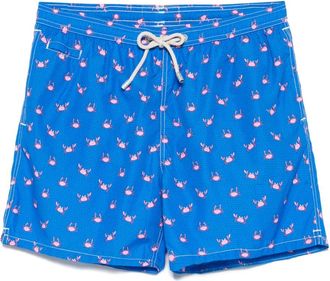 MC2 Saint Barth Costume da bagno con stampa grafica - Blu