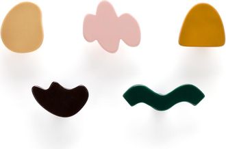 La Redoute Interieurs Set van 5 gekleurde muurhaken voor kinderen, Divali