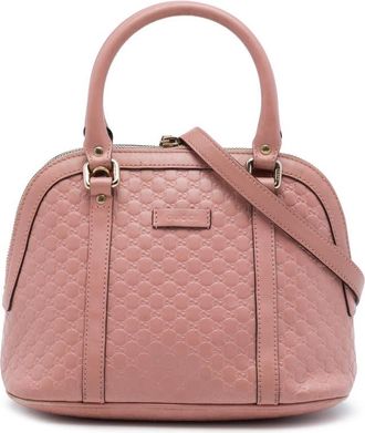 Gucci Pre-owned Gucci Mini Microguccissima Dome Satchel Ladies LN0PIG73WZ00GSSD
