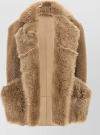 BLANCHA shearling sleeveless vest
