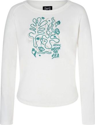 super.natural Under The Sea Crew Longsleeve f&uuml;r Damen | wei&szlig;