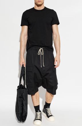 Rick Owens Cotton T-shirt, Mens, Black